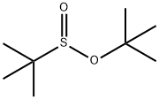 2-Propanesulfinic acid, 2-methyl-, 1,1-dimethylethyl ester 结构式