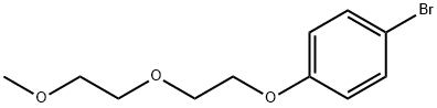 Benzene, 1-bromo-4-[2-(2-methoxyethoxy)ethoxy]- 结构式