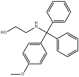 Ethanol, 2-[[(4-methoxyphenyl)diphenylmethyl]amino]- 结构式