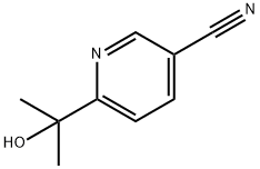 6-(2-羟基丙-2-基)烟腈 结构式