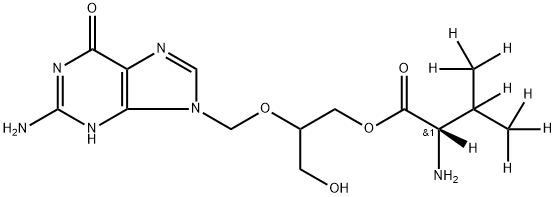 Valganciclovir-d8 结构式