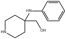 [4-(Phenylamino)piperidin-4-yl]methanol 结构式