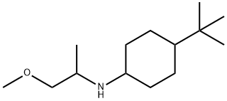 Cyclohexanamine, 4-(1,1-dimethylethyl)-N-(2-methoxy-1-methylethyl)- 结构式