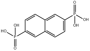 naphthalene-2,6-diylbis(phosphonic acid) 结构式