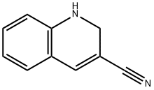 3-Quinolinecarbonitrile, 1,2-dihydro- 结构式