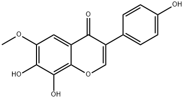 8-羟基黄豆黄素 结构式