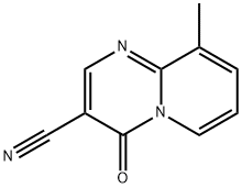 9-甲基-4-氧亚基-4H-吡啶并[1,2-A]嘧啶-3-甲腈 结构式