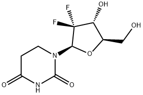 Uridine, 2'-deoxy-2',2'-difluoro-5,6-dihydro- 结构式