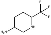 6-(TRIFLUOROMETHYL)PIPERIDIN-3-AMINE, MIXTURE OF DIASTEREOMERS 结构式