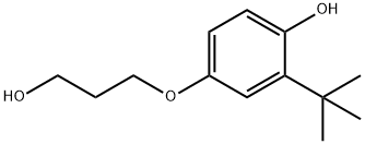 Phenol, 2-(1,1-dimethylethyl)-4-(3-hydroxypropoxy)- 结构式