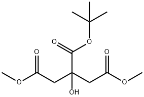 2-叔-丁基 1,3-二甲基 2-羟基丙烷-1,2,3-三甲酸基酯 结构式