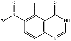 4(3H)-Quinazolinone, 5-methyl-6-nitro- 结构式