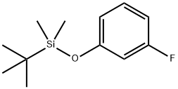 tert-Butyl(3-fluorophenoxy)dimethylsilane 结构式