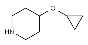 4-环丙氧基哌啶 结构式