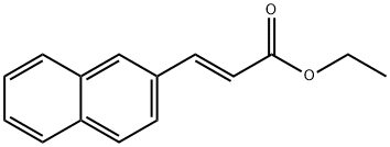 E-3-(萘-2-基)丙烯酸乙酯 结构式