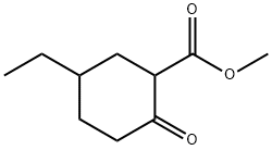 Cyclohexanecarboxylic acid, 5-ethyl-2-oxo-, methyl ester 结构式