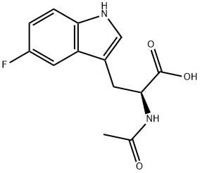 AC-L-5-氟色氨酸 结构式