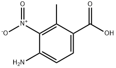 4-氨基-2-甲基-3-硝基苯甲酸 结构式