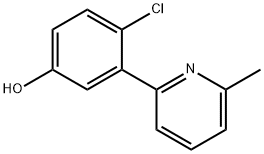 4-chloro-3-(6-methyl-2-pyridinyl)phenol