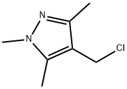 4-(氯甲基)-1,3,5-三甲基-1H-吡唑 结构式