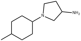 3-Pyrrolidinamine, 1-(4-methylcyclohexyl)- 结构式