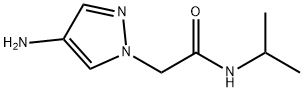 2-(4-胺-1H-吡唑-1-基)-N-异丙基乙酰胺 结构式