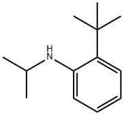 Benzenamine, 2-(1,1-dimethylethyl)-N-(1-methylethyl)- 结构式