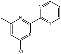 4-氯-6-甲基-2-(嘧啶-2-基)嘧啶 结构式