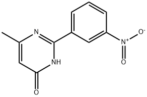 4(3H)-PYRIMIDINONE, 6-METHYL-2-(4-NITROPHENYL)- 结构式