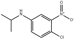 4-氯-N-异丙基-3-硝基苯胺 结构式