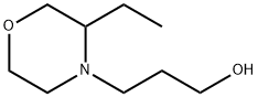 4-Morpholinepropanol, 3-ethyl- 结构式