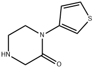 1-(3-Thienyl)-2-piperazinone 结构式