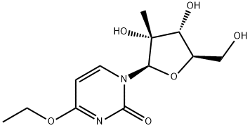 4-O-乙基-2'-C-甲基尿苷 结构式