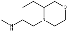 4-Morpholineethanamine,3-ethyl-N-methyl- 结构式