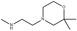 2-(2,2-二甲基吗啉-4-基)乙基](甲基)胺 结构式