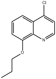 4-Chloro-8-propoxyquinoline 结构式