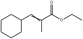 2-Propenoic acid, 3-cyclohexyl-2-methyl-, ethyl ester 结构式