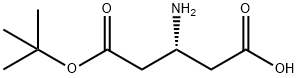 H-L-BETA-GLU(OTBU)-OH 结构式