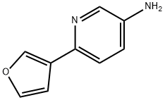 3-AMINO-6-(3-FURAN)PYRIDINE 结构式