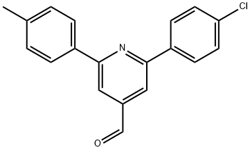 JR-9169, 2-(4-Chlorophenyl)-6-p-tolylpyridine-4-carbaldehyde, 97% 结构式