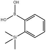 (2-(trimethylsilyl)phenyl)boronic acid 结构式