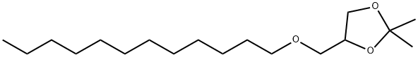 1,3-Dioxolane, 4-[(dodecyloxy)methyl]-2,2-dimethyl- 结构式