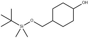 4-(((叔丁基二甲基硅烷基)氧基)甲基)环己醇 结构式