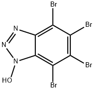 1H-Benzotriazole, 4,5,6,7-tetrabromo-1-hydroxy- 结构式