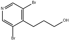 4-Pyridinepropanol, 3,5-dibromo- 结构式