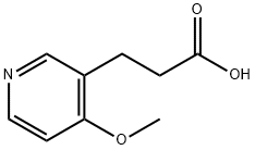 3-(4-Methoxy-pyridin-3-yl)-propionic acid 结构式