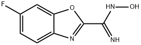 2-Benzoxazolecarboximidamide, 6-fluoro-N-hydroxy- 结构式