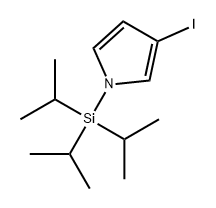1H-Pyrrole, 3-iodo-1-[tris(1-methylethyl)silyl]- 结构式