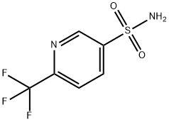 6-(三氟甲基)吡啶-3-磺酰胺 结构式