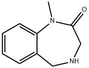 2H-1,4-Benzodiazepin-2-one, 1,3,4,5-tetrahydro-1-methyl- 结构式